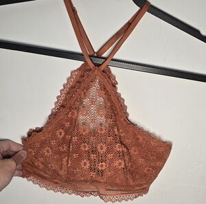 Victoria's Secret Rust Lace Bralette